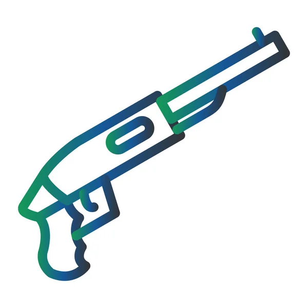 Web Illustration Gun Protection Concept — Image vectorielle