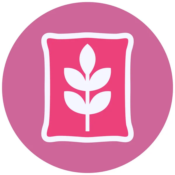 Simple Icon Floral Plant Flower — 图库矢量图片
