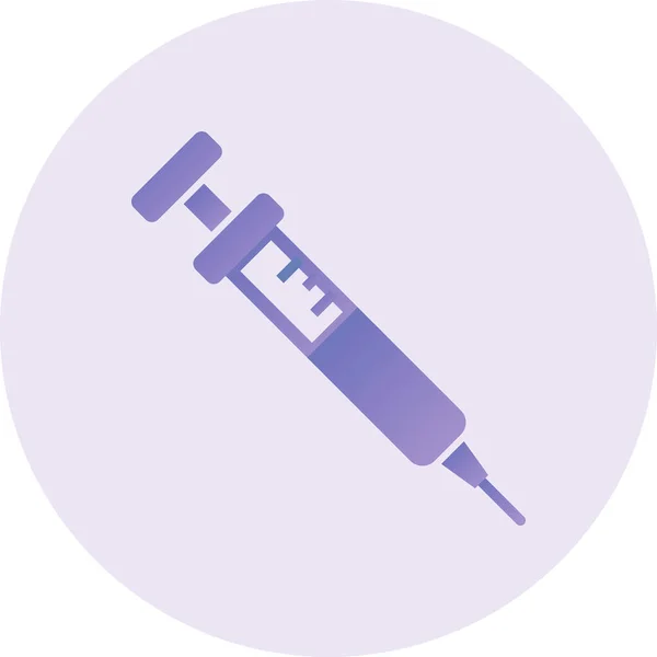 Vector Illustration Syringe Icon — Stock Vector