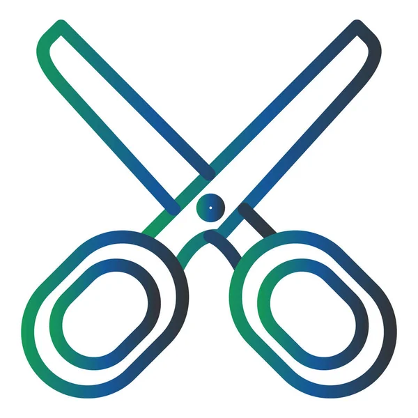 Scissors Vector Glyph Icon Design — Stock vektor