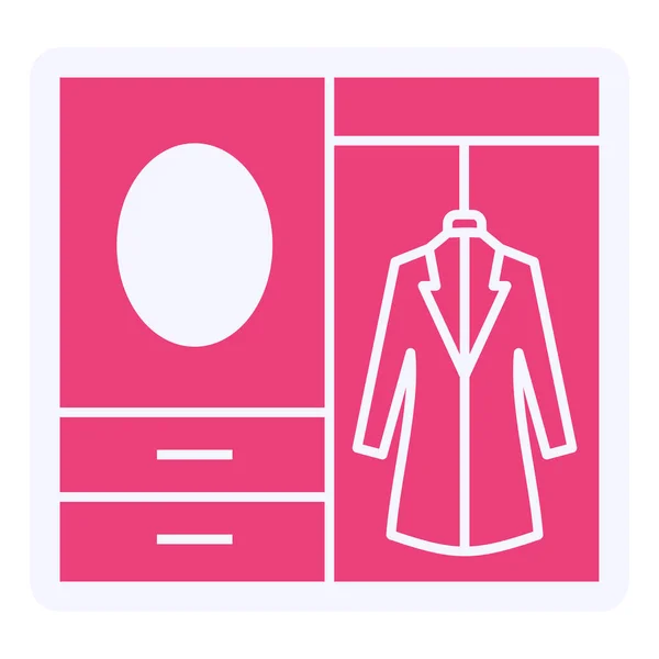 Closet Web Icon Vector Illustration — Image vectorielle