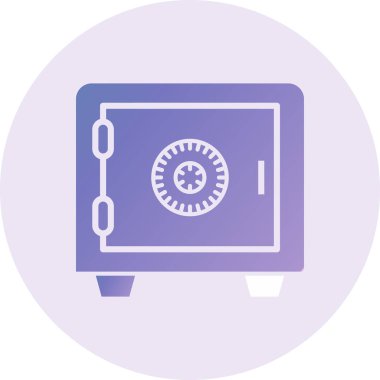 Kasa. Web simgesi basit illüstrasyon