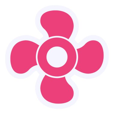 Propeller  web icon vector illustration