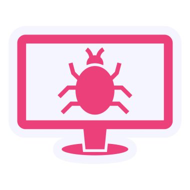 Yazılım Vektörü Kabartma Simgesi Tasarımı