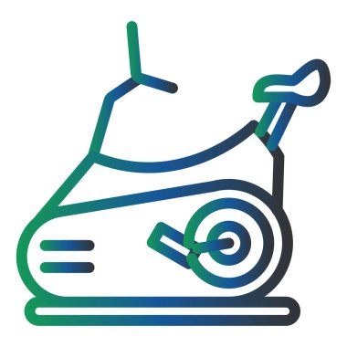  Bisiklet Vektörü Glyph Simgesi Tasarımı Çalıştırılıyor