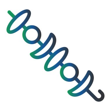 Şiş. Web simgesi basit illüstrasyon