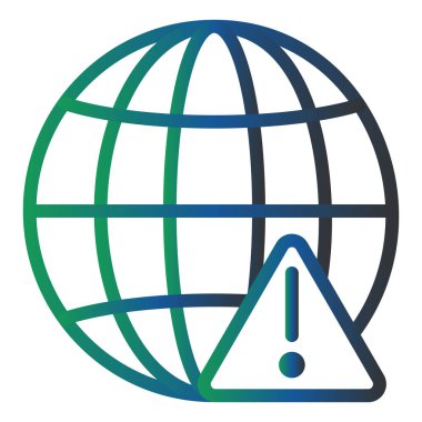 Ağ Sayısı Vektör Kabartma Simgesi Tasarımı 