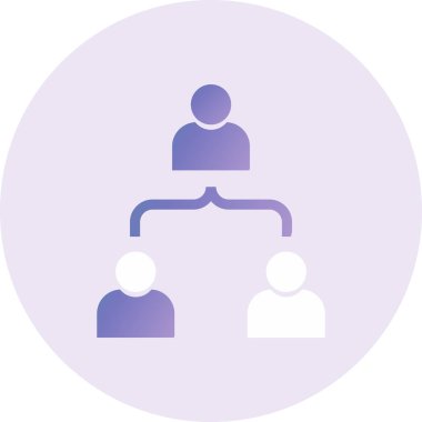 İş insanları simgesinin vektör illüstrasyonu