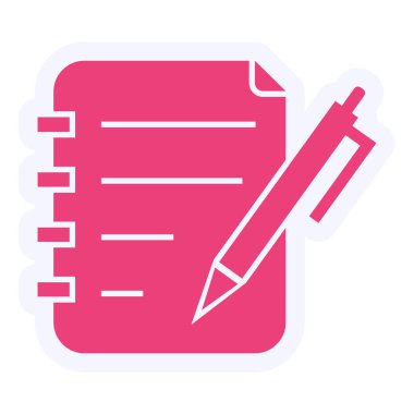 Rapor simgesi, vektör illüstrasyonu 