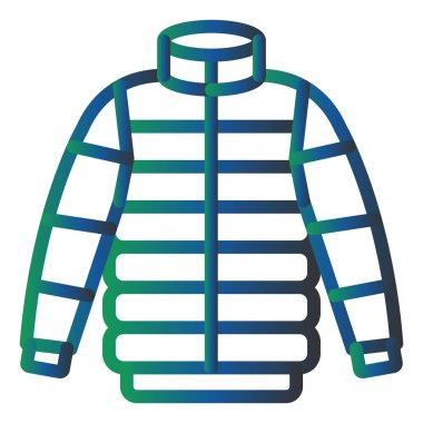 Coat web icon vector illustration