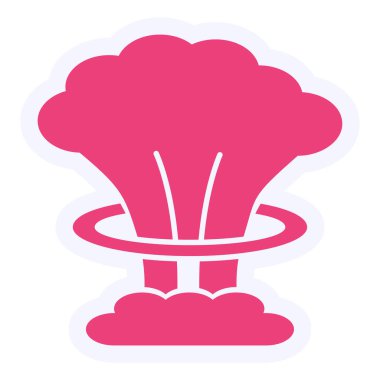 unique vector illustration of Explosion 