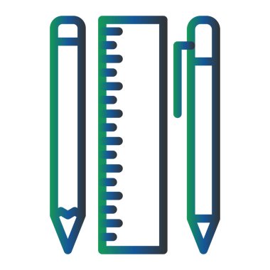 Stationary Vector Glyph Icon Design
