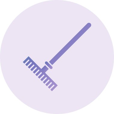 Rake web icon vector illustration