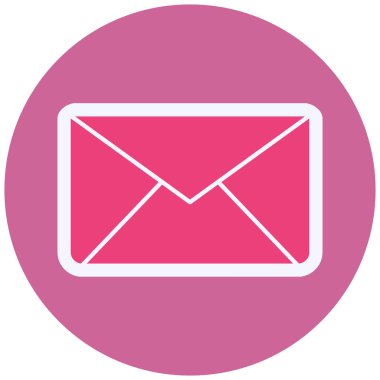 envelope icon flat. simple illustration