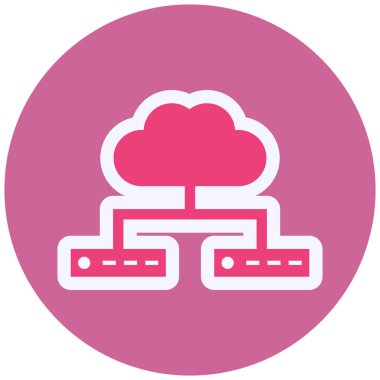 vector illustration of Cloud Data