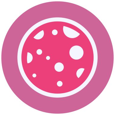 Ay. Web simgesi basit illüstrasyon