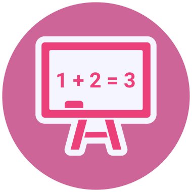 White Board Vector Glyph Icon Design