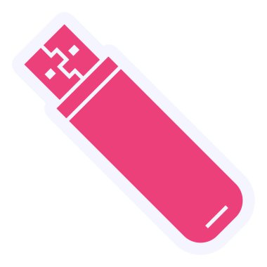vector illustration of Flash Drive
