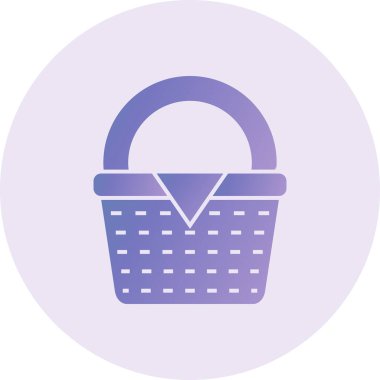 Piknik sepeti. Basit tasarım