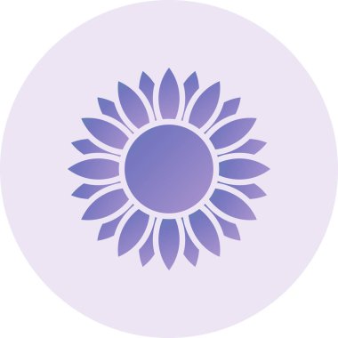 Çiçeğin vektör illüstrasyonu