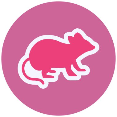 Rat web icon vector illustration