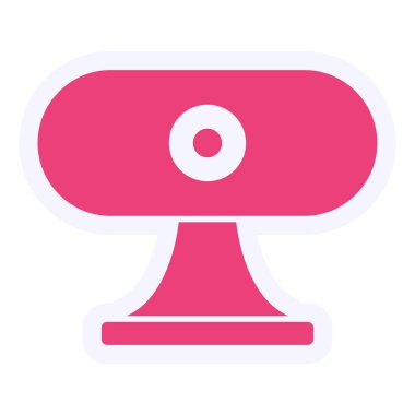 Webcam modern simgesinin vektör illüstrasyonu
