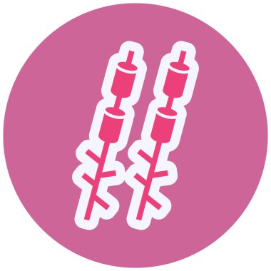 Şekerlemeler ikon vektör illüstrasyonu