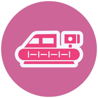 Hover Craft web icon vector illustration 