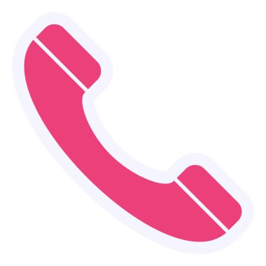 Telefon. Web simgesi vektör illüstrasyonu