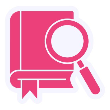 Dictionary Vector Glyph Icon Design