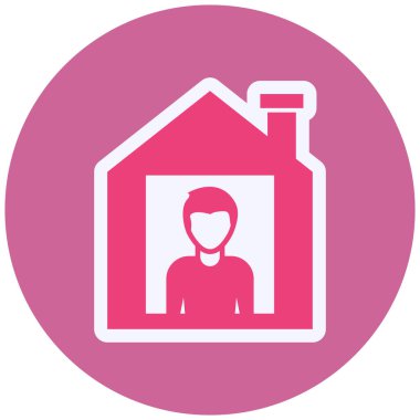 Isolation Vector Glyph Icon Design