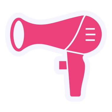 hair dryer icon. web simple illustration