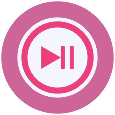  Pause Vector Glyph Icon Design