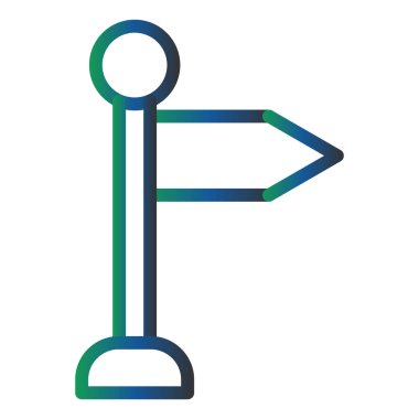 Yönsel İşaret Vektörü Sembol Tasarımı