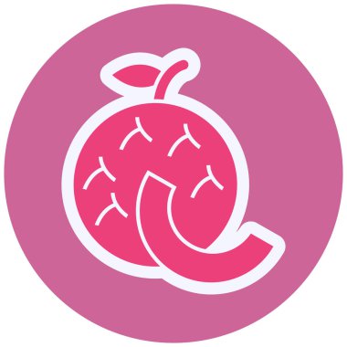 Cantaloupe Vector lyph Icon Design