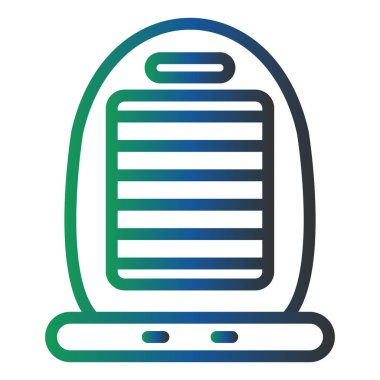 Isıtıcı simgesinin vektör illüstrasyonu