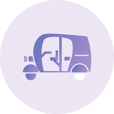 - Araba. Web simgesi basit illüstrasyon