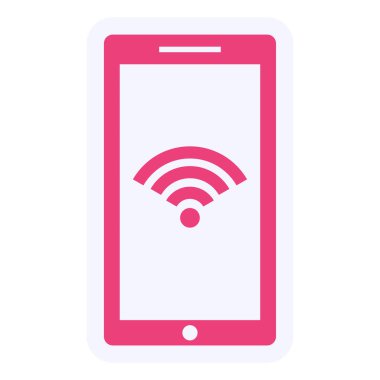 mobile phone icon, vector illustration. Internet 