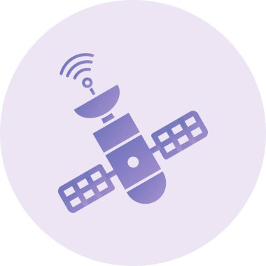 Space Station satellite antenna. web icon