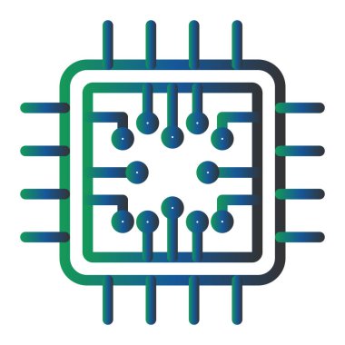 vector illustration of modern Circuit  icon