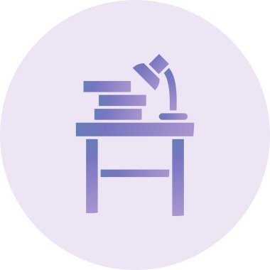 Tablo simgesinin vektör illüstrasyonu 