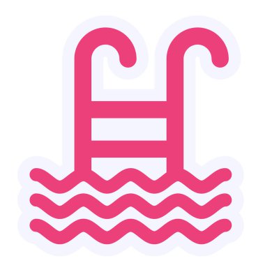 Yüzme Havuzu vektör çizim