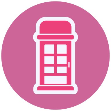 Posta kutusu. Web simgesi basit illüstrasyon