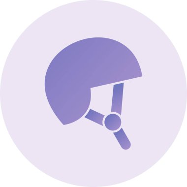 Miğfer Vektörü Simge Tasarımı