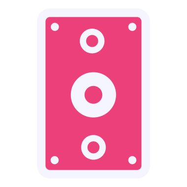 Konuşmacı. Web simgesi basit illüstrasyon