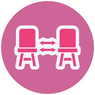 Chairs Vector Glyph Icon Design