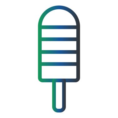 ice cream icon, illustration for web 
