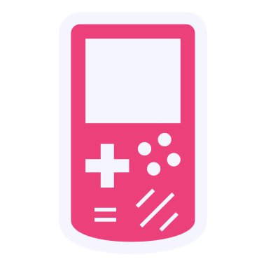 oyun konsolu vektör çizimi 