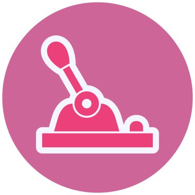 vector illustration of Control Lever 