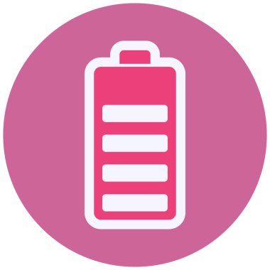 Pil. Web simgesi basit illüstrasyon